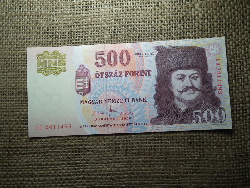500 forint 2008 ED UNC