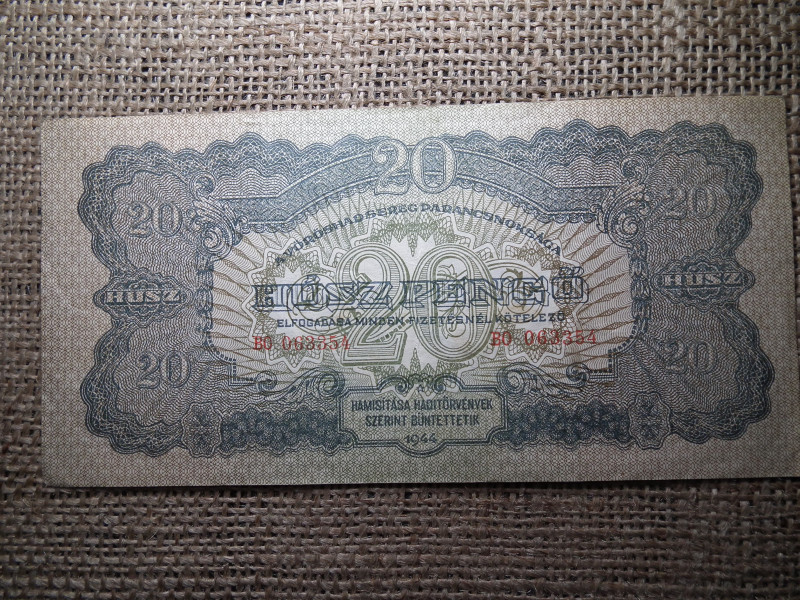 20 pengő 1944 , Vörös Hadsereg