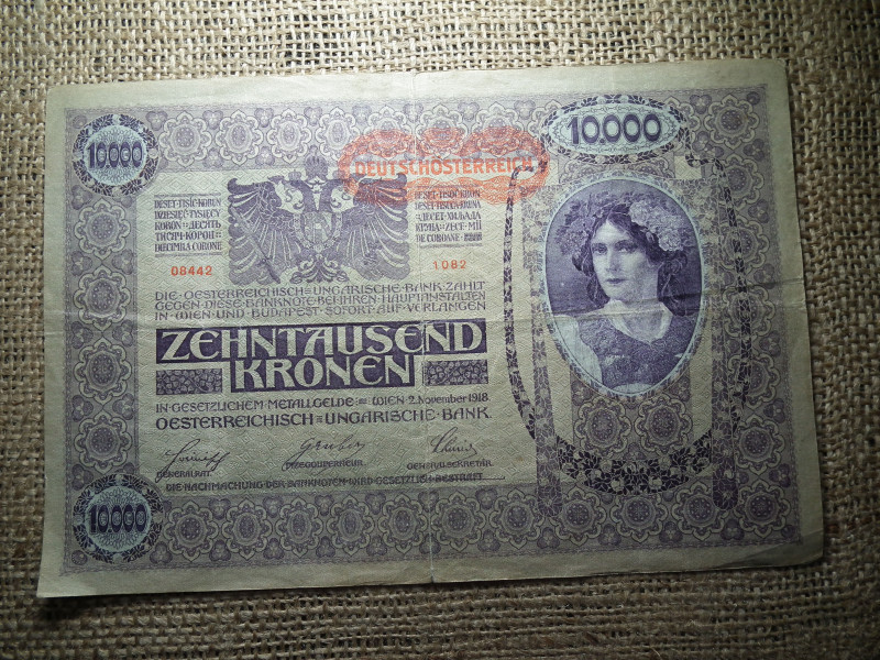 10000 korona 1918 