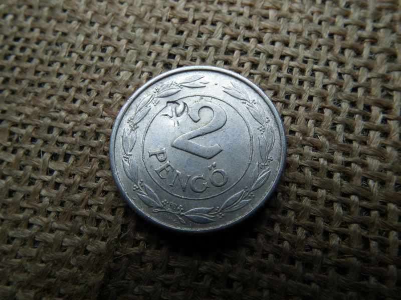 2 pengő 1941 , sarló kalapács ellenjeggyel 