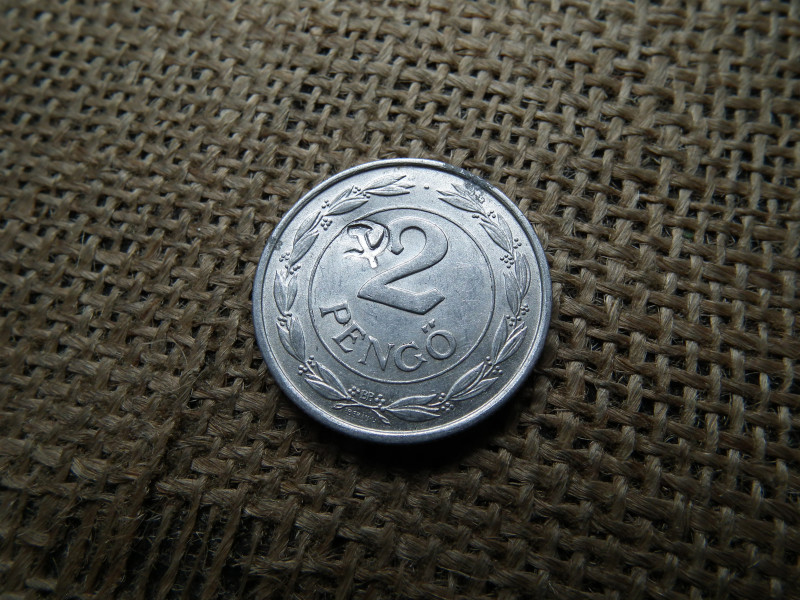 2 pengő 1941 , sarló kalapács ellenjeggyel 