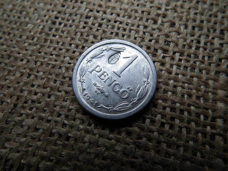 1 pengő 1941 , Magyarország címer    ellenjeggyel 