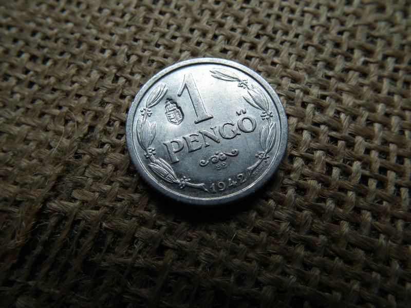 1 pengő 1942 , Magyarország címer    ellenjeggyel 