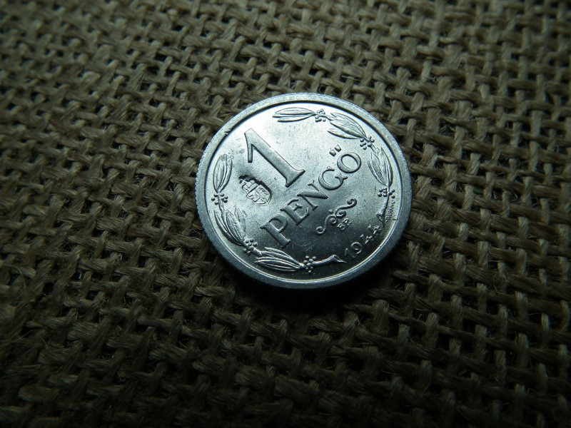 1 pengő 1944 , Magyarország címer    ellenjeggyel 