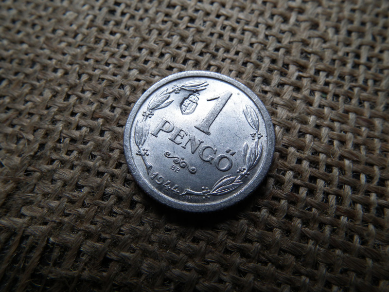 1 pengő 1944 , Magyarország címer    ellenjeggyel 