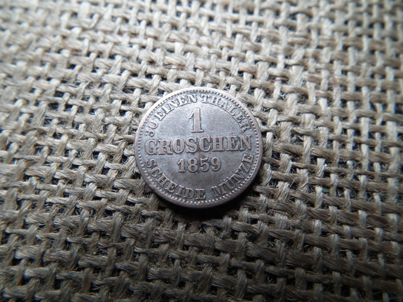 Ezüst 1 groschen 1859 , 	Braunschweigi Hercegség 