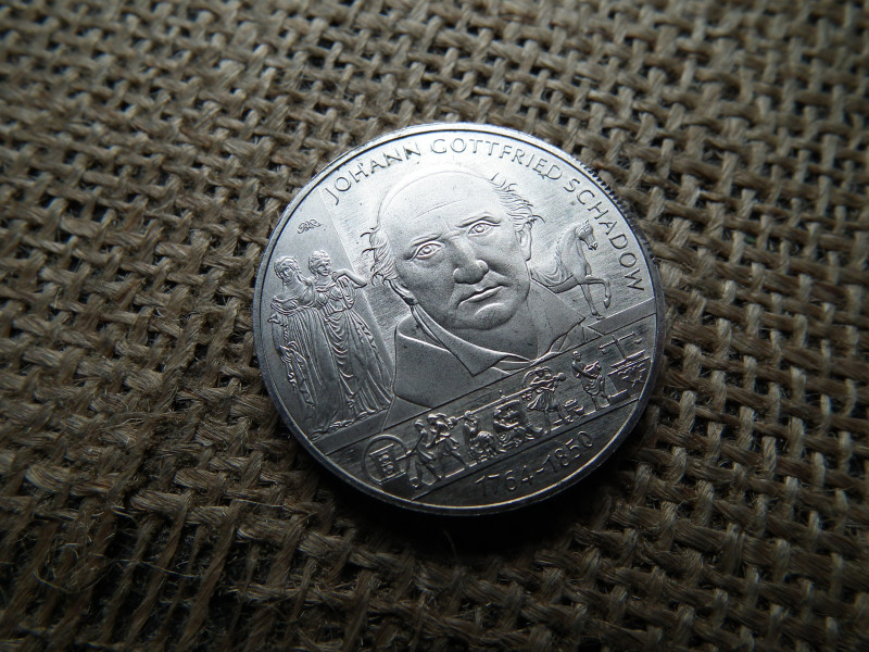 Németország 10 euro 2014 A , Nikkel ! euró Johann Gottfried Schadow