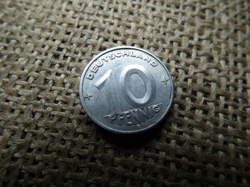 Németország 10 pfennig 1950 E 
