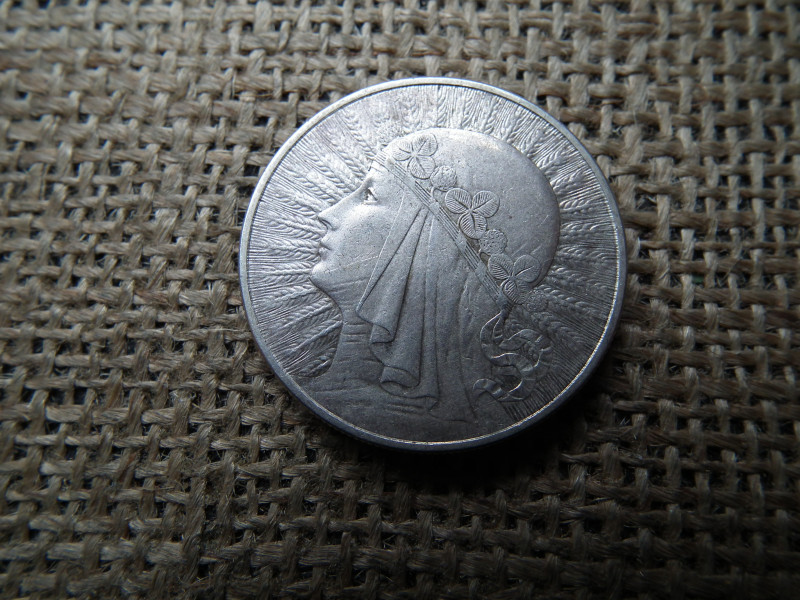 Lengyelország , ezüst 10 zlotych 1932 , zloty 