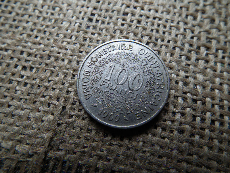 100 Francs 1969  CFA , frank 