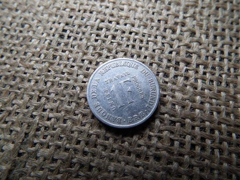 Burundi 1 franc 1970 , frank 