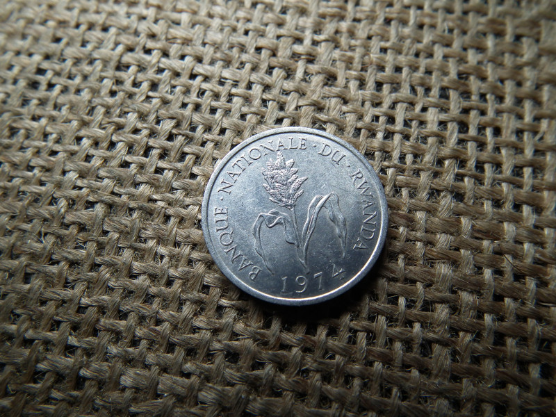 Ruanda 1 franc 1974 , frank 
