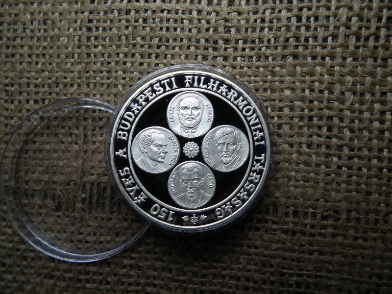 Ezüst 5000 forint 2003 PP ,  Budapesti Filharmóniai Társaság 150éves