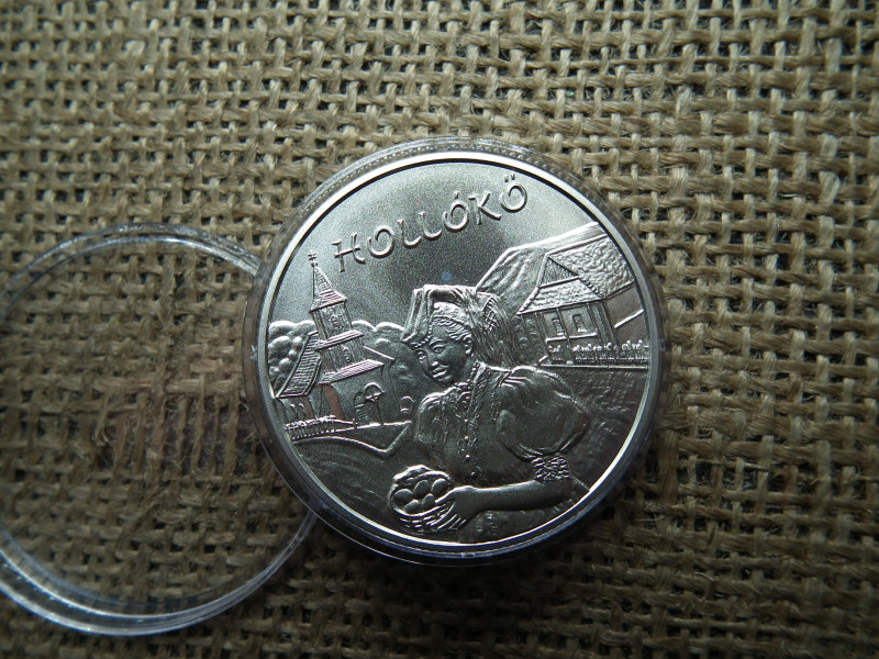 Ezüst 5000 forint 2003 BU , Hollókő 