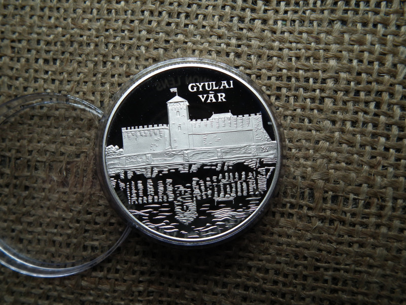 Ezüst 5000 forint 2007 PP ,  Gyulai Vár 
