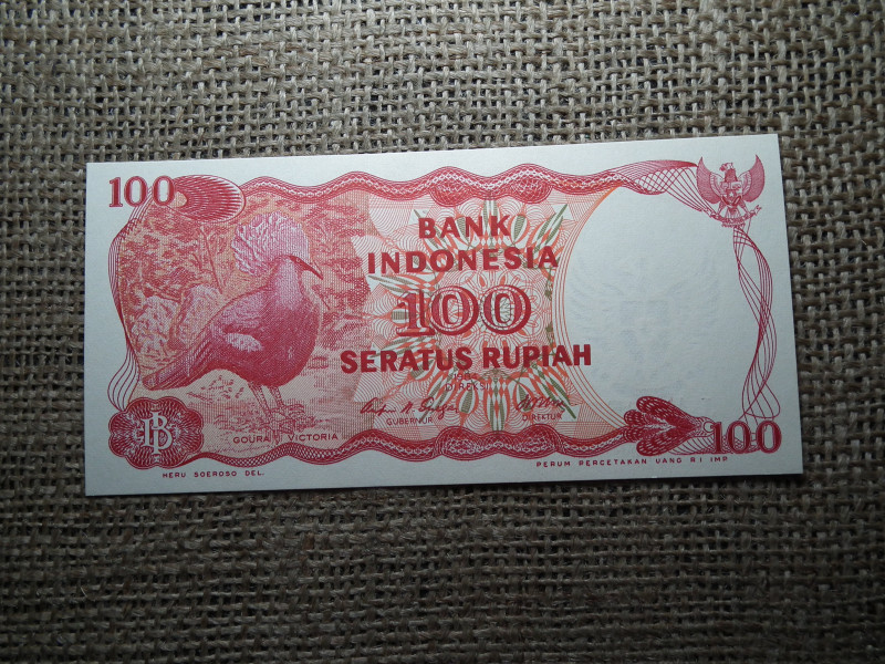 Indonézia 100 rupiah 1984 , UNC , C1