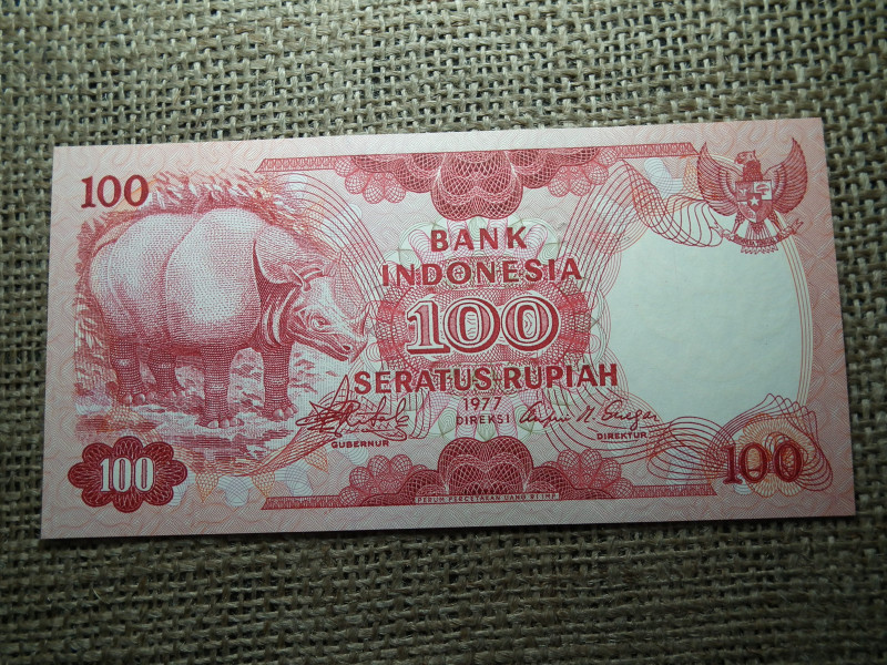 Indonézia 100 rupiah 1977 , UNC , C1