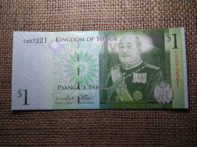 Tonga 1 paanga 2009 UNC , C1
