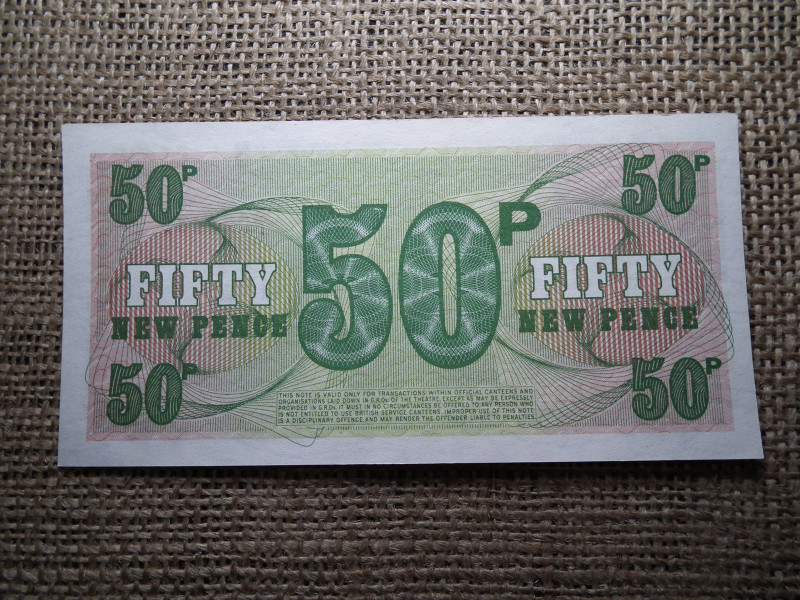 Brit Fegyveres Erők , 50 new pence 1972 UNC , C1