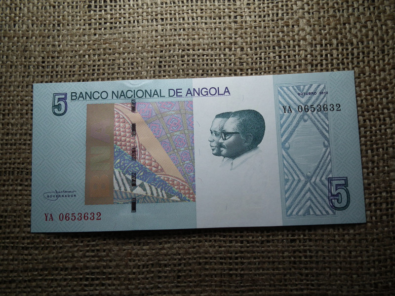 Angola 5 kwanzas 2012 UNC , C1