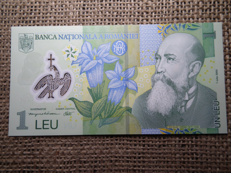 Románia 1 leu 2005 UNC , C1