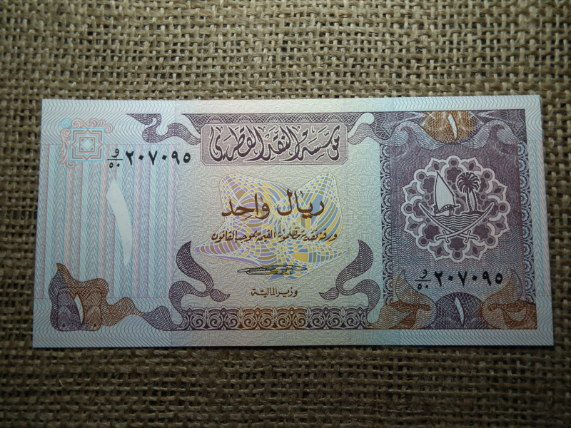 Katar 1 riyal 1985 , UNC , C1