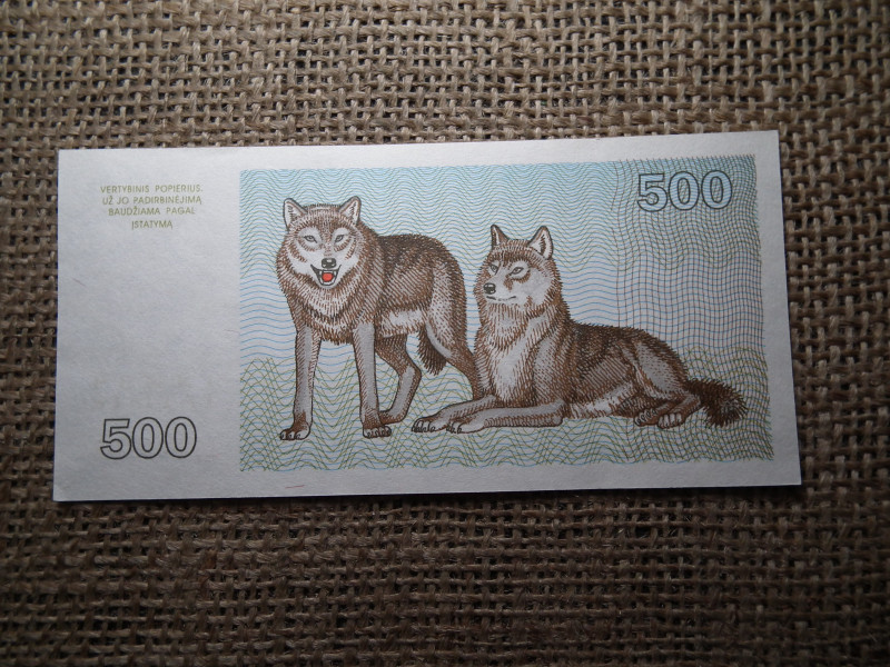 Litvánia 500 Talona 1993 UNC , C1