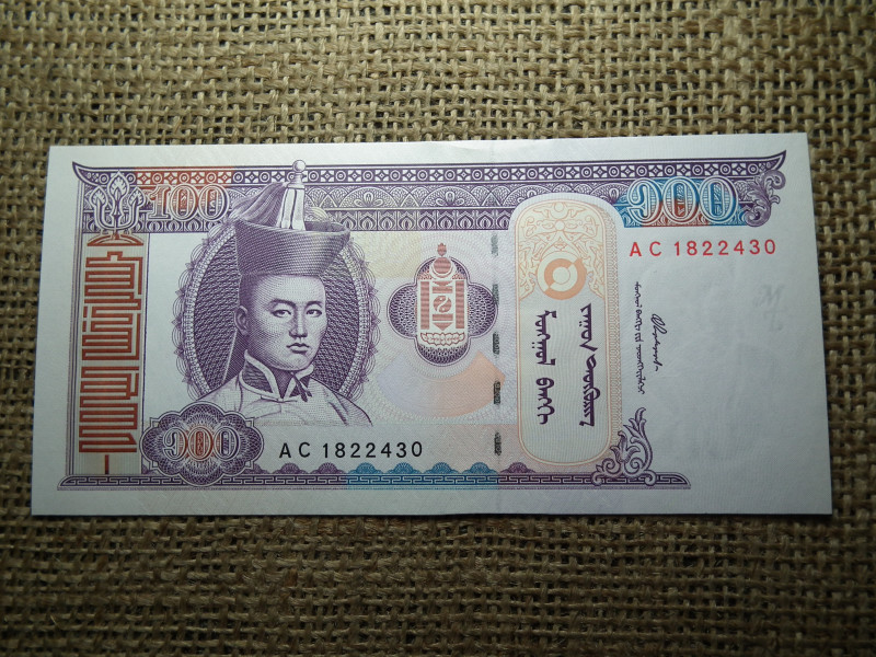 Mongólia 100 tögrög 2000 , UNC , C1