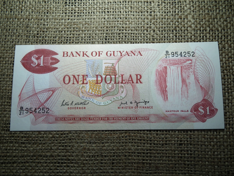 Guyana 1 dollar 1991 , dollár , unc , C1