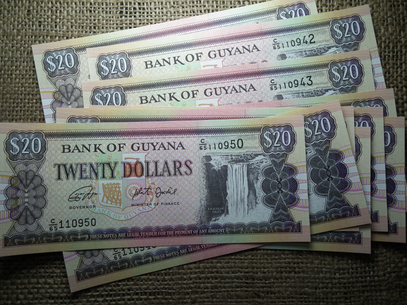 Guyana 20 dollars 2018 , dollár , unc , ár/db , C1