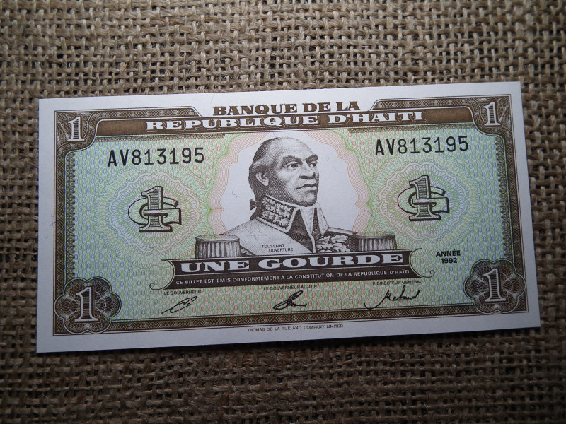 Haiti 1 gourde 1992 , UNC , C1