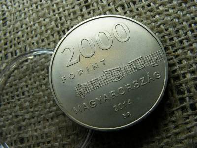 2000 forintos érme, 2014, BU