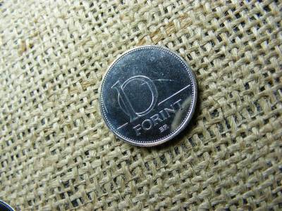 10 forintos érme, 2002, BU