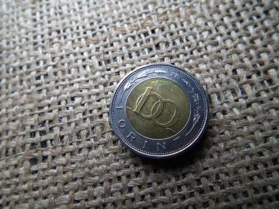 100 forintos érme, 1998, BU
