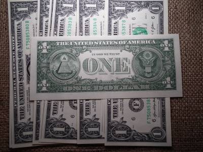 USA 1 dollár 2021 F , UNC , ár/db  , több darab esetén sorszámkövetőben megy ! dollar 