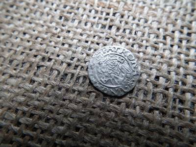 I. Miksa ezüst dénár 1575 KB , Körmöcbánya , denár