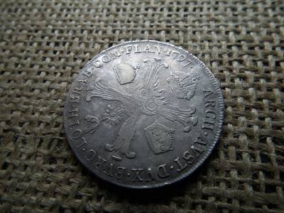 II. Ferenc , ezüst 1/2 tallér 1797 B , Körmöcbánya ! Nem volt füles , sem foglalatban , thaler 