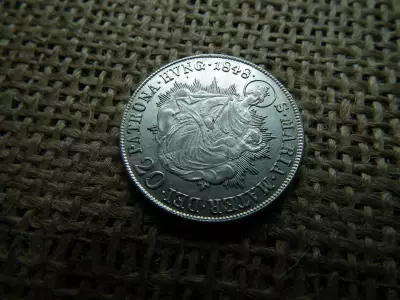 V. Ferdinánd ezüst 20 krajcár 1848 B  , Körmöcbánya 