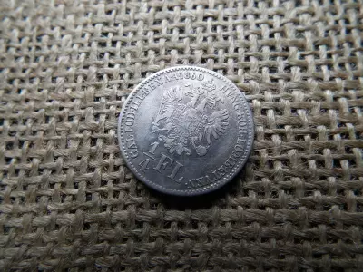 Ferenc József , ezüst 1/4 Florin 1860 B ,Körmöcbánya 