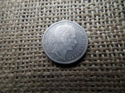 Ferenc József , ezüst 1/4 Florin 1860 B ,Körmöcbánya 
