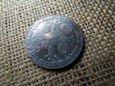 II. Ferenc , ezüst 1/2 tallér 1794 B , Körmöcbánya ! Fül nyom a peremen 