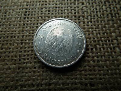 Birodalmi  ezüst 5 márka 1935 G