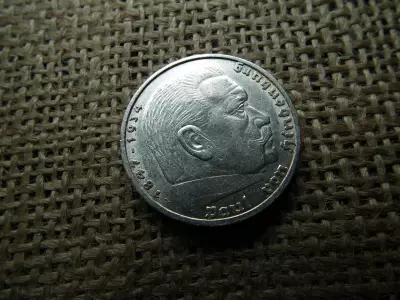 Birodalmi  ezüst 5 márka 1938 A 