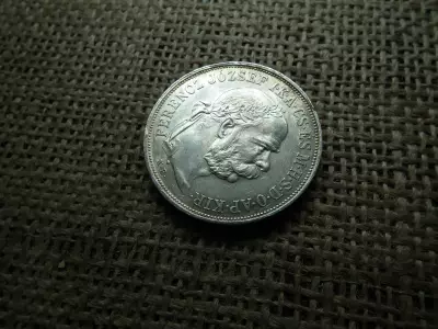 Ferenc József , ezüst 5 korona 1900 KB , Körmöcbánya , kis peremhibák , extra , így ritka 