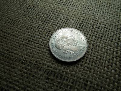 Ferenc József , ezüst 1 forint 1872 KB , extra , így ritka ,  Körmöcbánya 