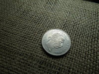 Ferenc József , ezüst 1 forint 1872 KB , extra , így ritka ,  Körmöcbánya 