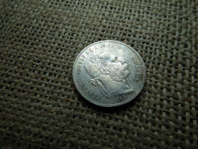 Ferenc József , ezüst 1 forint 1877 KB , Körmöcbánya 
