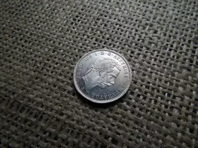 Ezüst 1/4 florin 1868 A , nagyon ritka , extra 