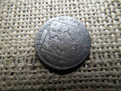 I. Ferenc , Ezüst 7 krajcár 1802 C , Prága , Csehország 