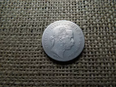 Ferenc József , ezüst 1 forint 1871 Gyf , Gyulafehérvár ! RR ! Legritkább 1 forint  , ép perem ! 
